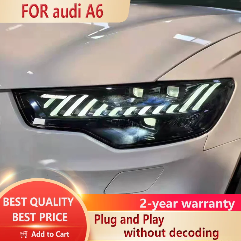 Фары для AUDI A6 C7 2012-2018, модернизация A6L, фары головного света, ДХО, фары головного света, аксессуары для дальнего и ближнего света
Фары для AUDI A6 C7 2012-2018, модернизация A6L, фары головного света, ДХО, фары головного света, аксессуары для дальнего и ближнего света