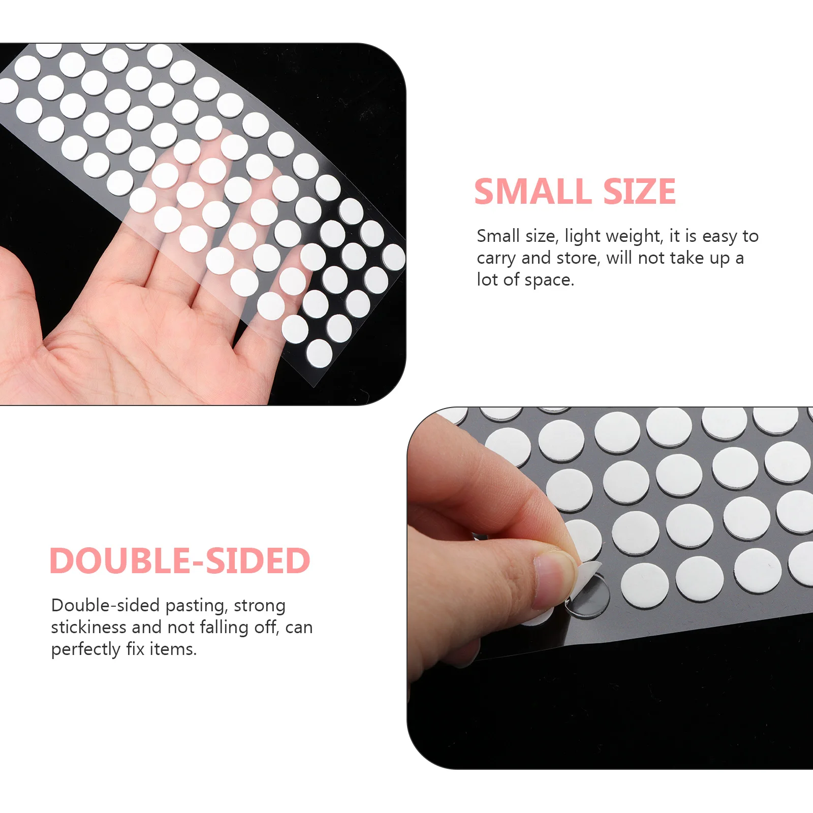 Glue Adhesive Stickers Double Sided Paste Tape Strong Sticky Spot Waterproof No-trace Stickers for Crafts Wedding
Glue Adhesive Stickers Double Sided Paste Tape Strong Sticky Spot Waterproof No-trace Stickers for Crafts Wedding