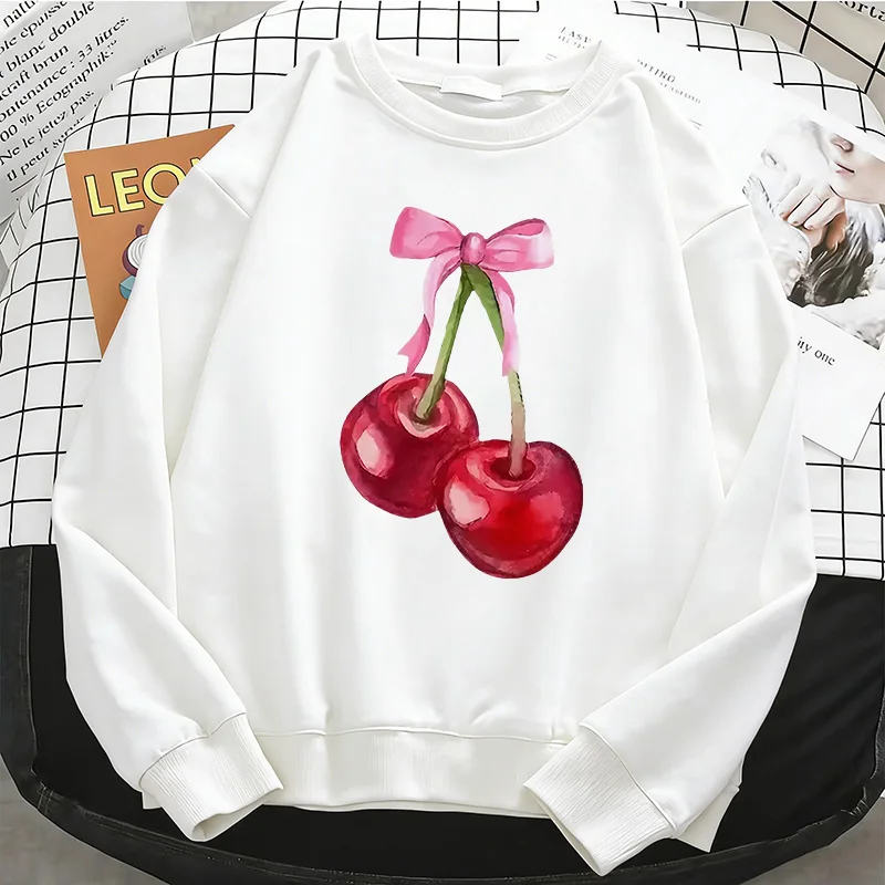 Fashion Cherry Womens Y2k Hoodies Basic Warm Fleece Sweatshirt Soft Breathable O-Neck Pullover Casual Female Clothes
Fashion Cherry Womens Y2k Hoodies Basic Warm Fleece Sweatshirt Soft Breathable O-Neck Pullover Casual Female Clothes