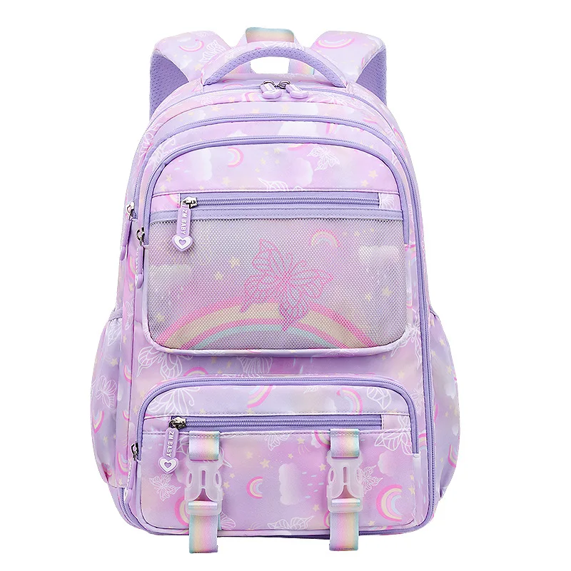 Elementary School Student Bag Purple School Backpack for Girls Large Capacity Bookbag Rainbow School Bag for Books Children Gift
Elementary School Student Bag Purple School Backpack for Girls Large Capacity Bookbag Rainbow School Bag for Books Children Gift