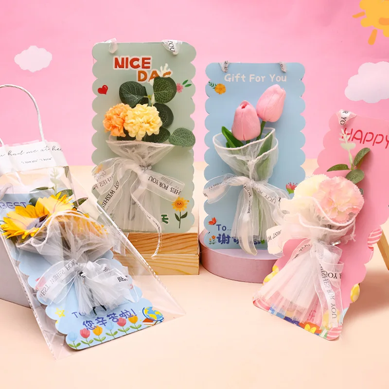 Mother's Day Handmade Everlasting Flowers Greeting Card for Parents to Send Mom Ins Style Postcard Tulip DIY Material Package
Mother's Day Handmade Everlasting Flowers Greeting Card for Parents to Send Mom Ins Style Postcard Tulip DIY Material Package
