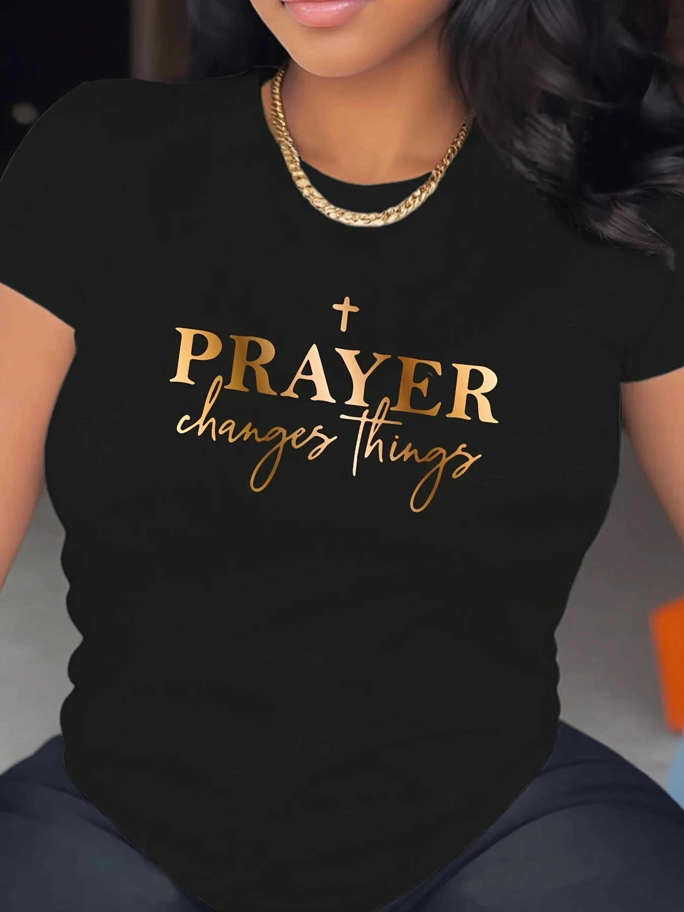 Prayer Graphic Printing Summer Autumn Winter Cotton Men's and Women's T-shirts Short Sleeves Luxury Outdoor Sports Brand
Prayer Graphic Printing Summer Autumn Winter Cotton Men's and Women's T-shirts Short Sleeves Luxury Outdoor Sports Brand