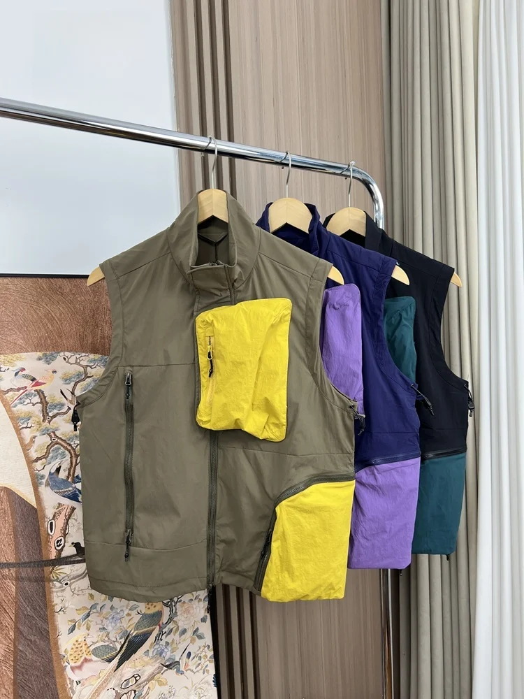 Мужской повседневный жилет Outdoor Mountain Series для пары, джет, водостойкий, осенний, модный, городской, подходит для молодежной одежды
Мужской повседневный жилет Outdoor Mountain Series для пары, джет, водостойкий, осенний, модный, городской, подходит для молодежной одежды