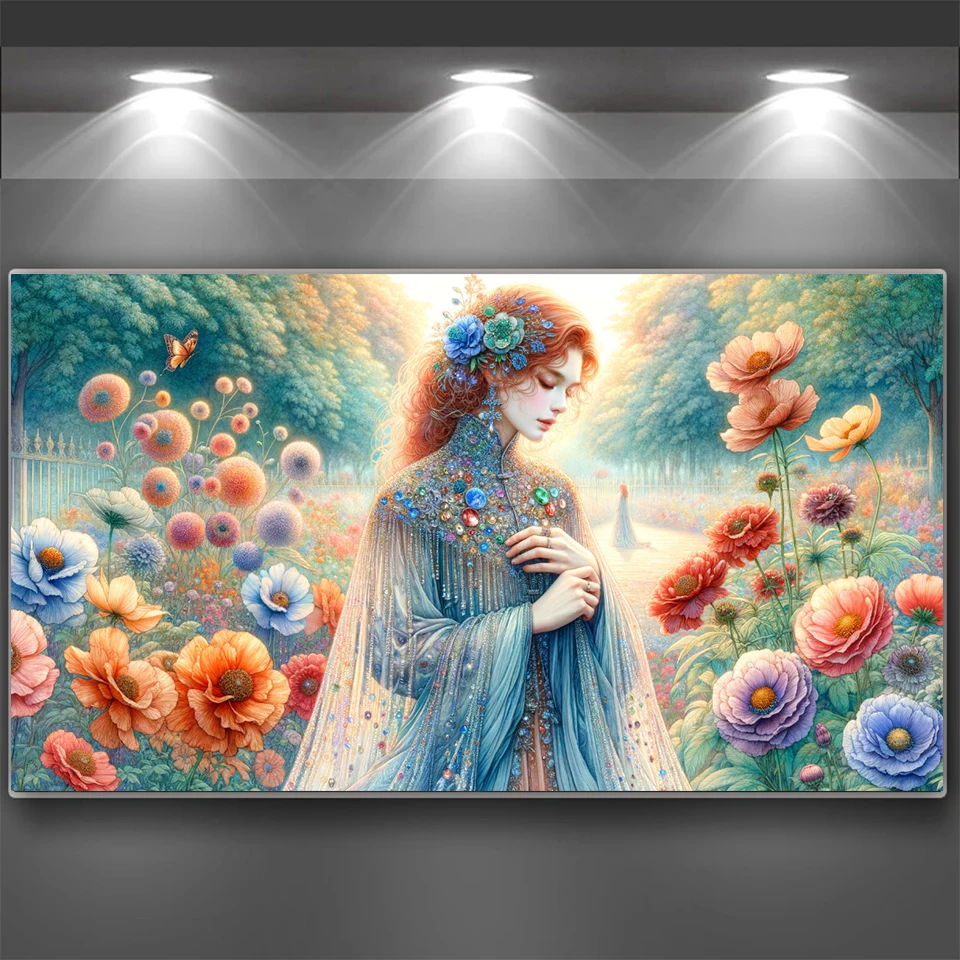 Enchanting Garden of Embellished Grace Woman Diamond mosaic New 2025 Diy Handmade Diamond painting portrait Art Home Decoration
Enchanting Garden of Embellished Grace Woman Diamond mosaic New 2025 Diy Handmade Diamond painting portrait Art Home Decoration