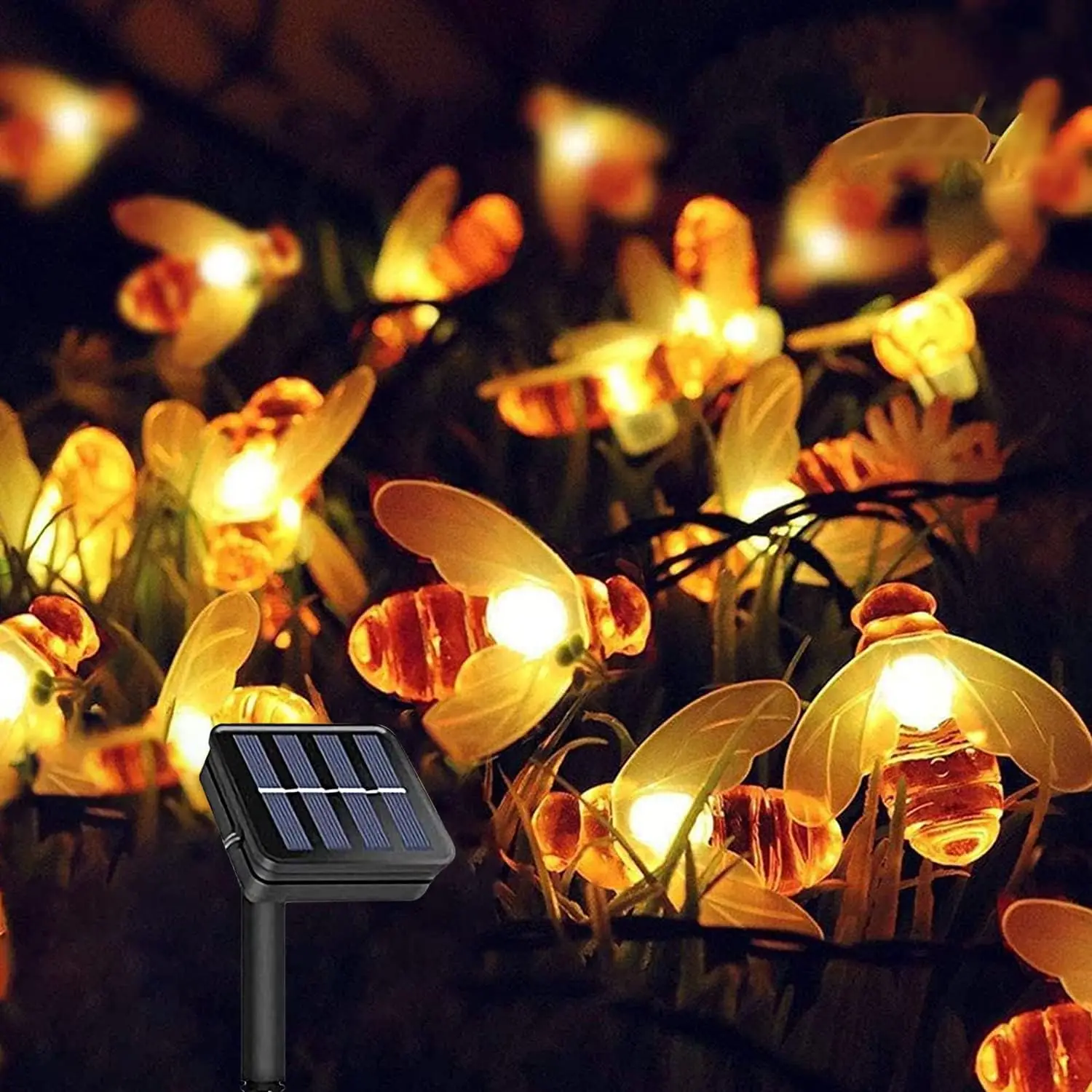 Solar Bee Light String 5M 8 Modes Copper Wire Outdoor 20 LEDs Bee For Indoor Outdoor Yard Garden Party Wedding Christmas Decor
Solar Bee Light String 5M 8 Modes Copper Wire Outdoor 20 LEDs Bee For Indoor Outdoor Yard Garden Party Wedding Christmas Decor