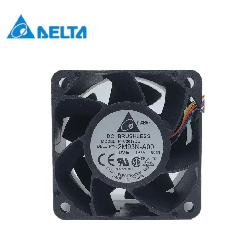 New delta PFC0612DE 12V 1.68a 6038 6cm large air volume 4-wire PWM speed regulating fan
New delta PFC0612DE 12V 1.68a 6038 6cm large air volume 4-wire PWM speed regulating fan