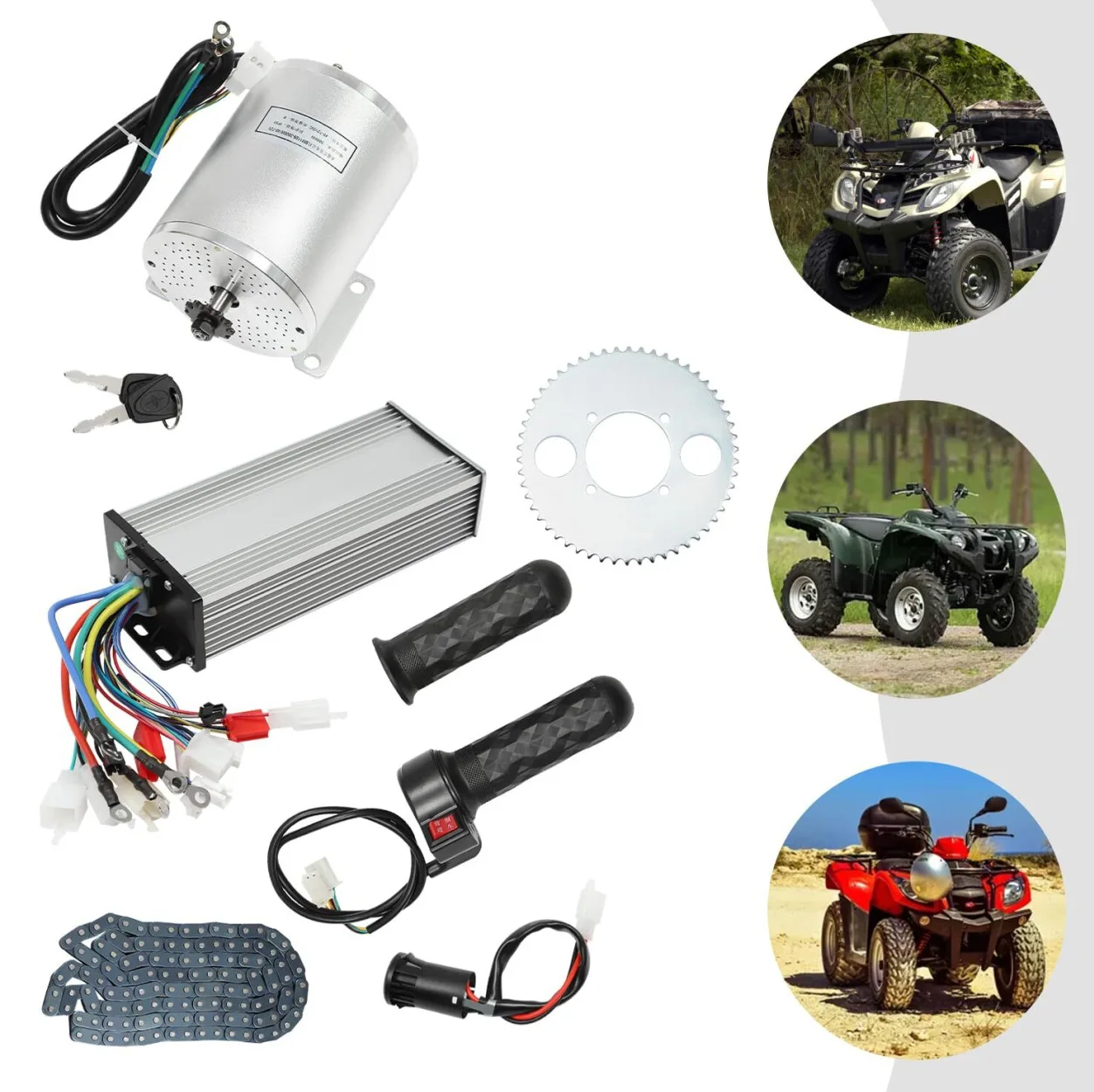 BM1109 High Power Motor controller 72V 3000W Brushless For Electric Scooter Beach Buggy Motor Go-kart Modified Motor
BM1109 High Power Motor controller 72V 3000W Brushless For Electric Scooter Beach Buggy Motor Go-kart Modified Motor