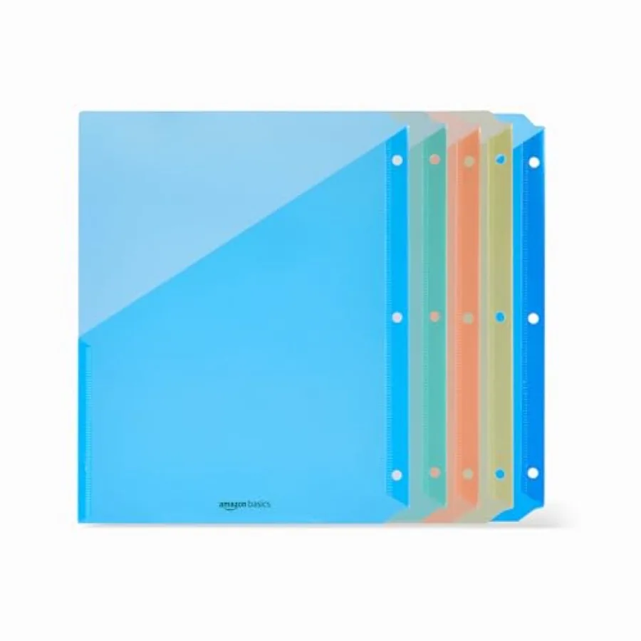 Binder Organizer, Poly Jacket, 3-Hole Punch, Assorted Colors
Binder Organizer, Poly Jacket, 3-Hole Punch, Assorted Colors