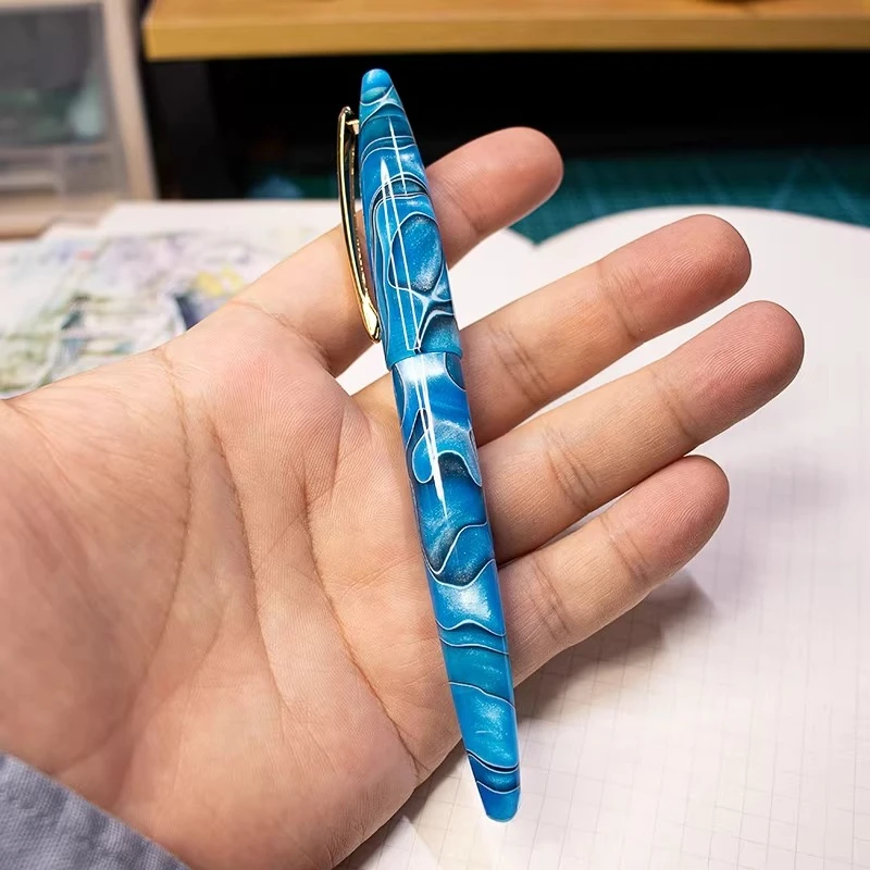 New Resin Fountain Pen Acrylic A108 EF/F/M/Bent Nib Ink Pen Various Colors School Student Office Smooth Writing Art Gift
New Resin Fountain Pen Acrylic A108 EF/F/M/Bent Nib Ink Pen Various Colors School Student Office Smooth Writing Art Gift