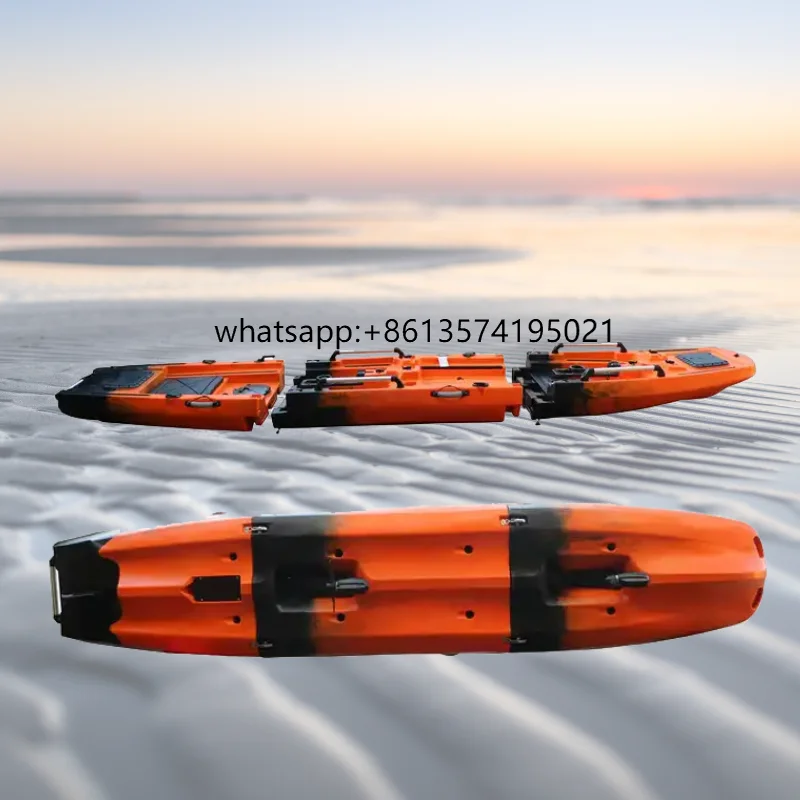 14ft Modular Fishing Kayak Two-Part Design Propel & Fin Drive Compact Sit-On-Top Plastic Boat for Outdoor Rowing
14ft Modular Fishing Kayak Two-Part Design Propel & Fin Drive Compact Sit-On-Top Plastic Boat for Outdoor Rowing