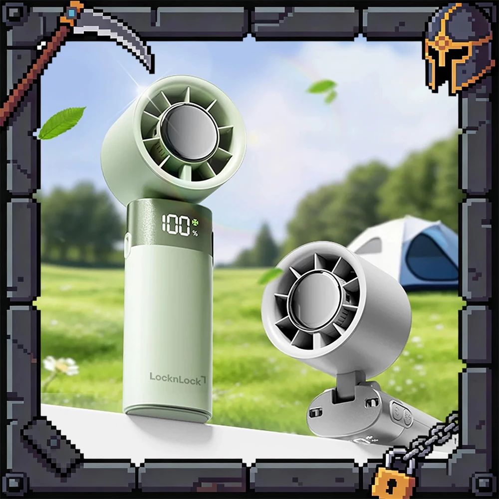 LockNLock ENF8149GRN Handheld Fan Brushless Motor Handheld Small Fan 100 Th Gear Wind Can Be Adjusted At Will Light Weight Gifts
LockNLock ENF8149GRN Handheld Fan Brushless Motor Handheld Small Fan 100 Th Gear Wind Can Be Adjusted At Will Light Weight Gifts