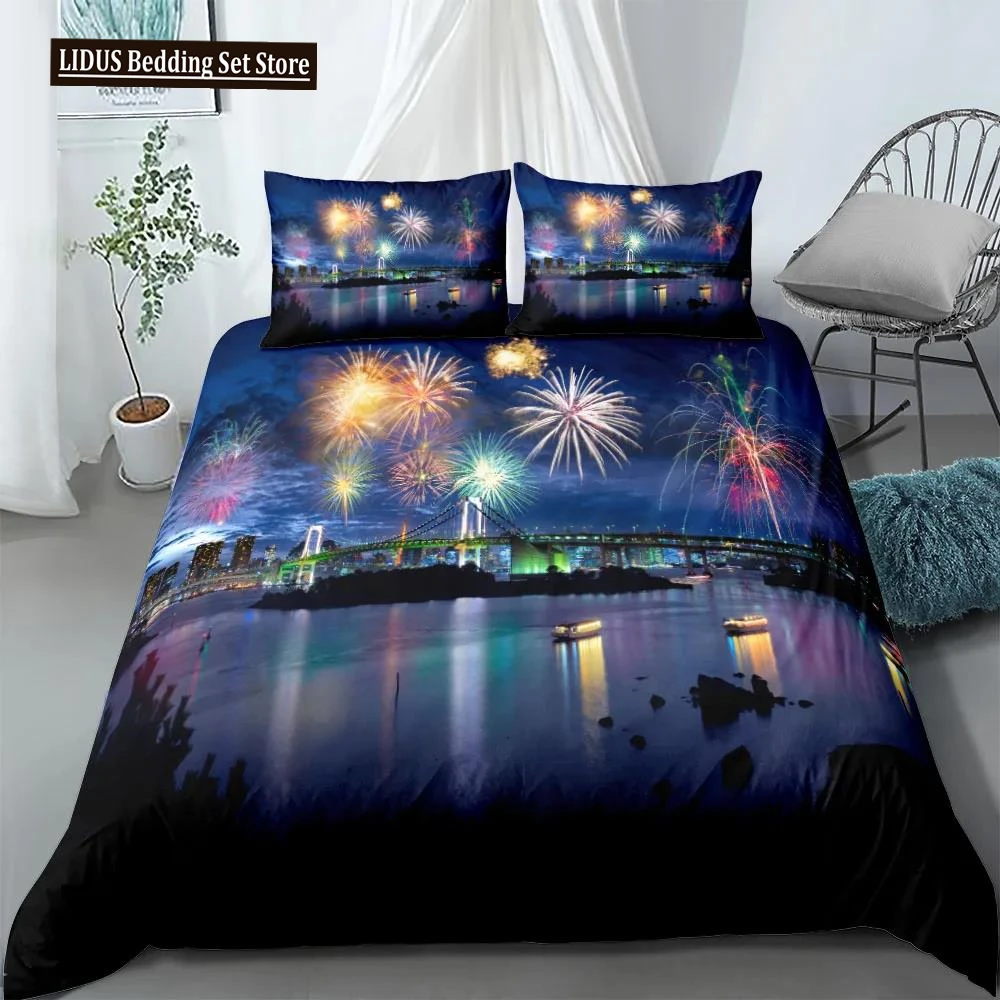 City View Duvet Cover Set Dubai City Night View Single Double Queen King Size Bedding Set For Adults 2/3pcs Soft Quilt Cover
City View Duvet Cover Set Dubai City Night View Single Double Queen King Size Bedding Set For Adults 2/3pcs Soft Quilt Cover