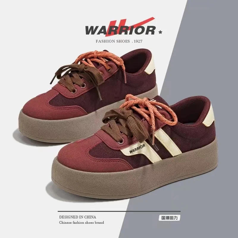 Warrior Women's Shoes 2025 Original Brand Design Versatile Board Shoes Retro Lightweight and Comfortable Casual Sneakers
Warrior Women's Shoes 2025 Original Brand Design Versatile Board Shoes Retro Lightweight and Comfortable Casual Sneakers