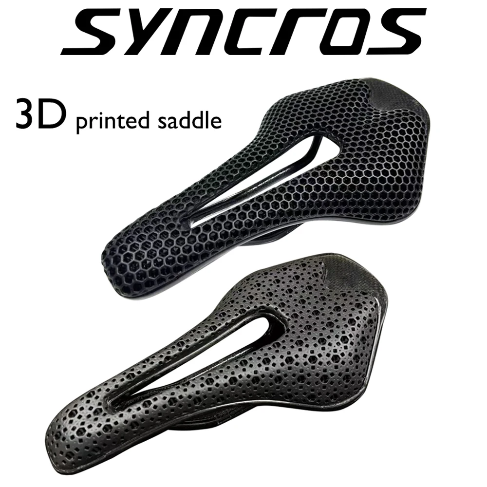 SYNCROS Carbon 3D Printed Bike Saddle 161g Ultralight 7x9mm Unisex Design for Road/MTB/Gravel/Triathlon Bicycle Cycling Seat
SYNCROS Carbon 3D Printed Bike Saddle 161g Ultralight 7x9mm Unisex Design for Road/MTB/Gravel/Triathlon Bicycle Cycling Seat