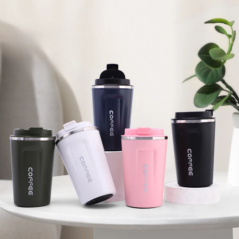 1PC 380/510ml Thermo Cafe Car Thermos Mug for Tea Water Coffee Double Wall Stainless Steel Reusable Coffee Tumbler Leakproof Lid
1PC 380/510ml Thermo Cafe Car Thermos Mug for Tea Water Coffee Double Wall Stainless Steel Reusable Coffee Tumbler Leakproof Lid