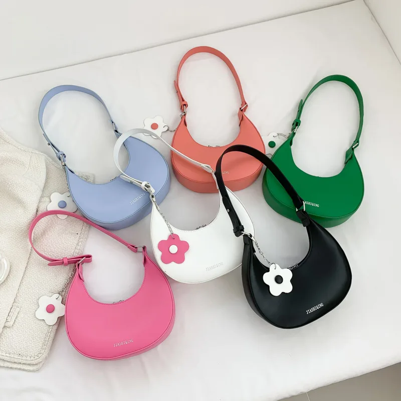 Women Texture Small Bag New Female Color Contrast Shoulder Underarm Half Moon Designer Luxury Handbag
Women Texture Small Bag New Female Color Contrast Shoulder Underarm Half Moon Designer Luxury Handbag