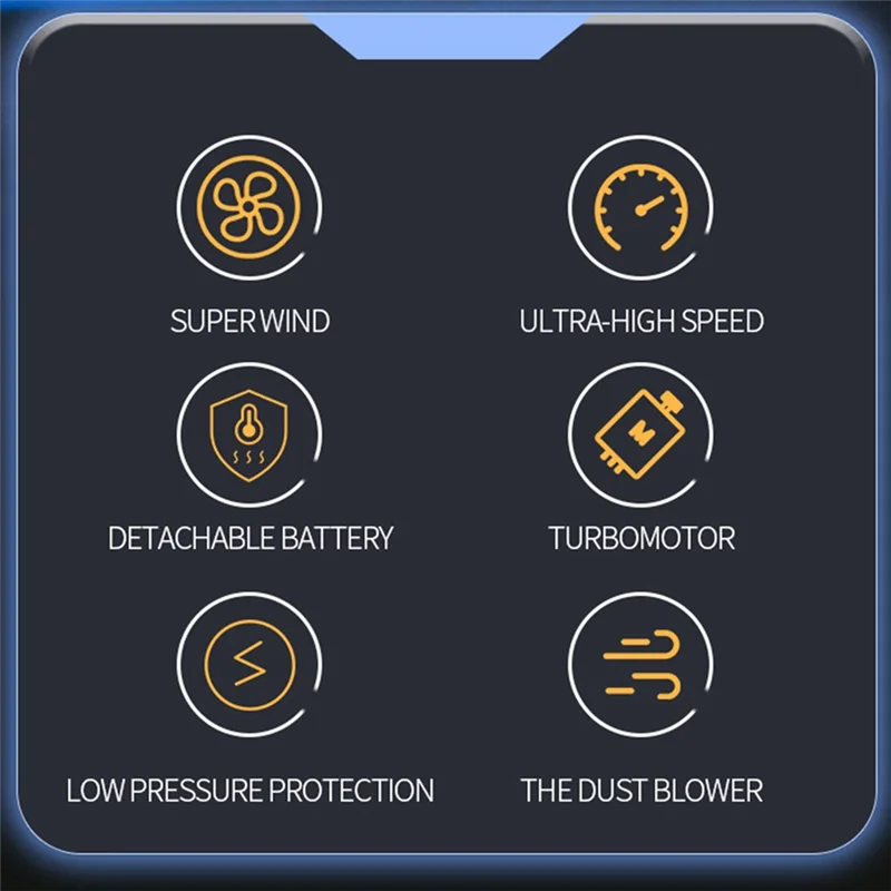 ABGR-Powerful Blower Industrial Handheld Turbo Violent Fan 140000 RPM Outdoor High Speed Turbine Dust Blower Snow
ABGR-Powerful Blower Industrial Handheld Turbo Violent Fan 140000 RPM Outdoor High Speed Turbine Dust Blower Snow