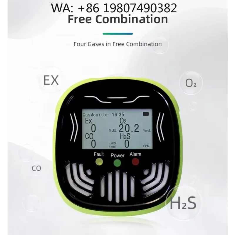 Portable 4-in-1 SF6 Hazardous Gas Detector Confined Space Safety Test Monitoring Alarm Equipment
Portable 4-in-1 SF6 Hazardous Gas Detector Confined Space Safety Test Monitoring Alarm Equipment