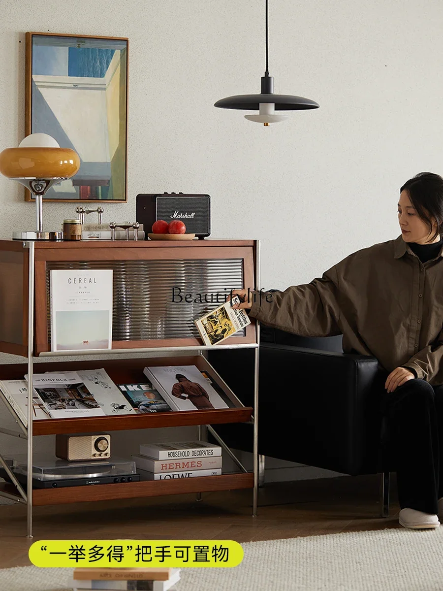 yj15 Vintage Glass Display Nordic Retro Japanese Flip Door Multifunctional Storage Cabinet
yj15 Vintage Glass Display Nordic Retro Japanese Flip Door Multifunctional Storage Cabinet