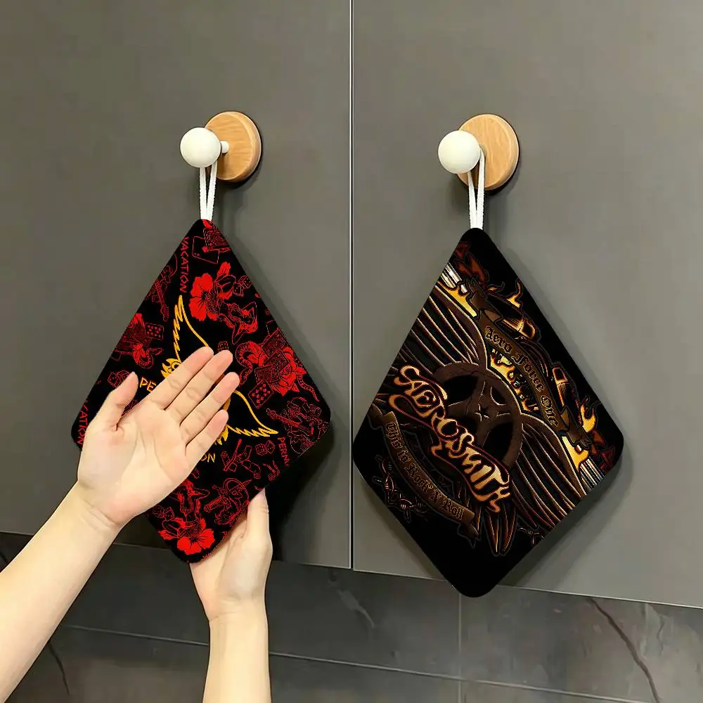 A-Aerosmith Polyester Cotton Hanging Kitchen Towel, Soft Hand Wiping Towel, Reusable for Kitchen Bathroom Home
A-Aerosmith Polyester Cotton Hanging Kitchen Towel, Soft Hand Wiping Towel, Reusable for Kitchen Bathroom Home
