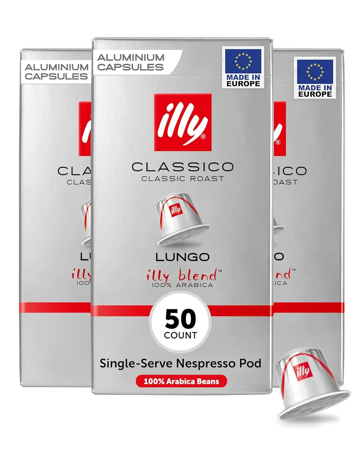 Espresso Compatible Capsules, Coffee Pods for Nespresso Original Line Machine, Classico Lungo Medium Roast, 100% Arabica
Espresso Compatible Capsules, Coffee Pods for Nespresso Original Line Machine, Classico Lungo Medium Roast, 100% Arabica