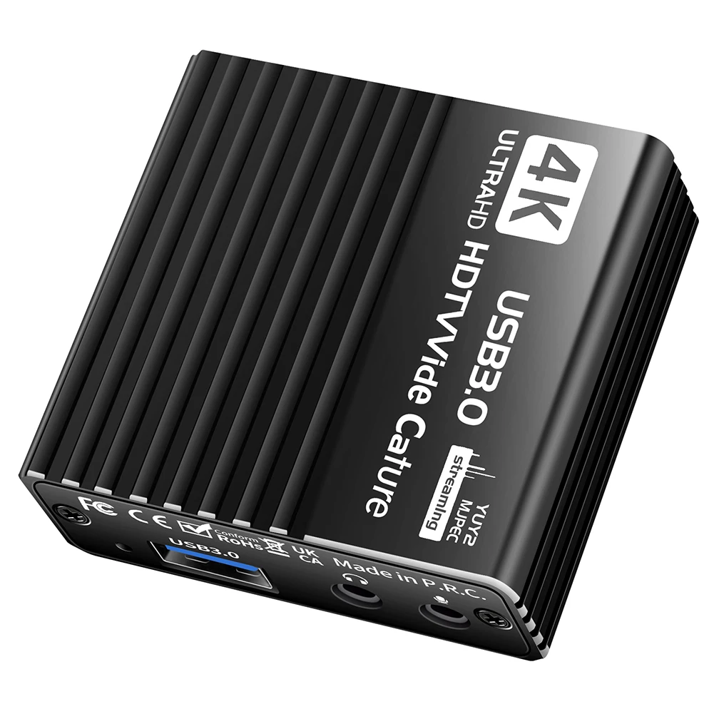 USB 3.0 Video Capture Card 1080P 60FPS Video/Audio Capture Device Live Recorder Grabber Capturer for Streaming Game Recording
USB 3.0 Video Capture Card 1080P 60FPS Video/Audio Capture Device Live Recorder Grabber Capturer for Streaming Game Recording