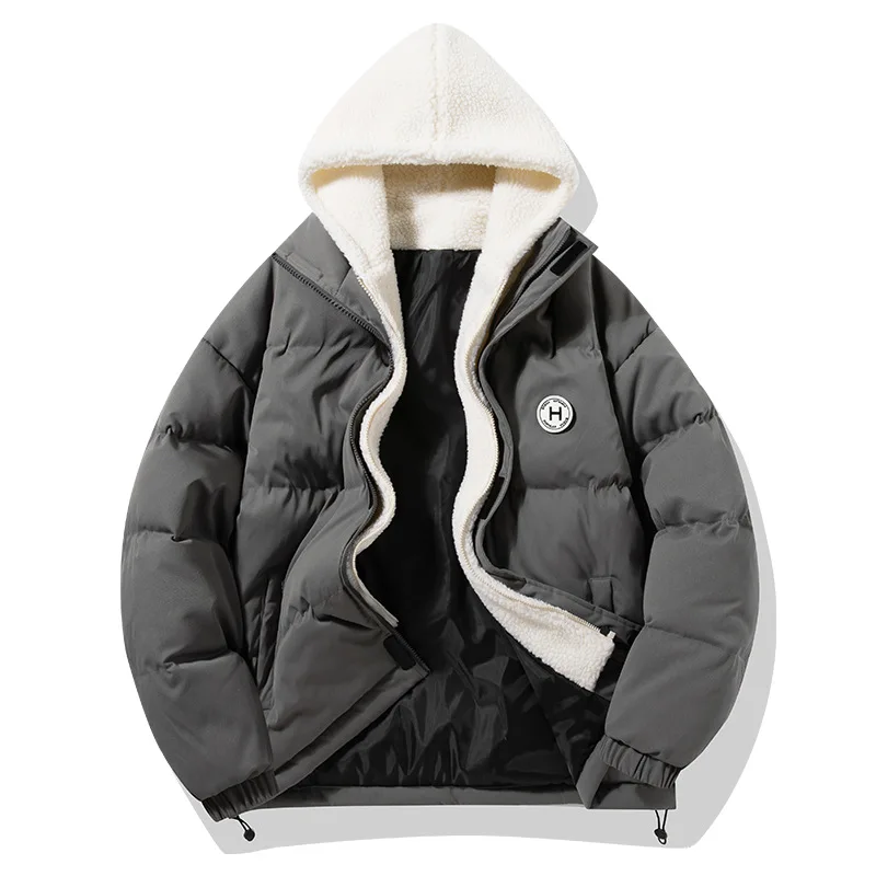 Men's Jacket Warm Thicken Windproof Coat Winter Trendy Fashion Hooded Cotton Padded Windbreaker Outdoor Thickening Men Clothing
Men's Jacket Warm Thicken Windproof Coat Winter Trendy Fashion Hooded Cotton Padded Windbreaker Outdoor Thickening Men Clothing