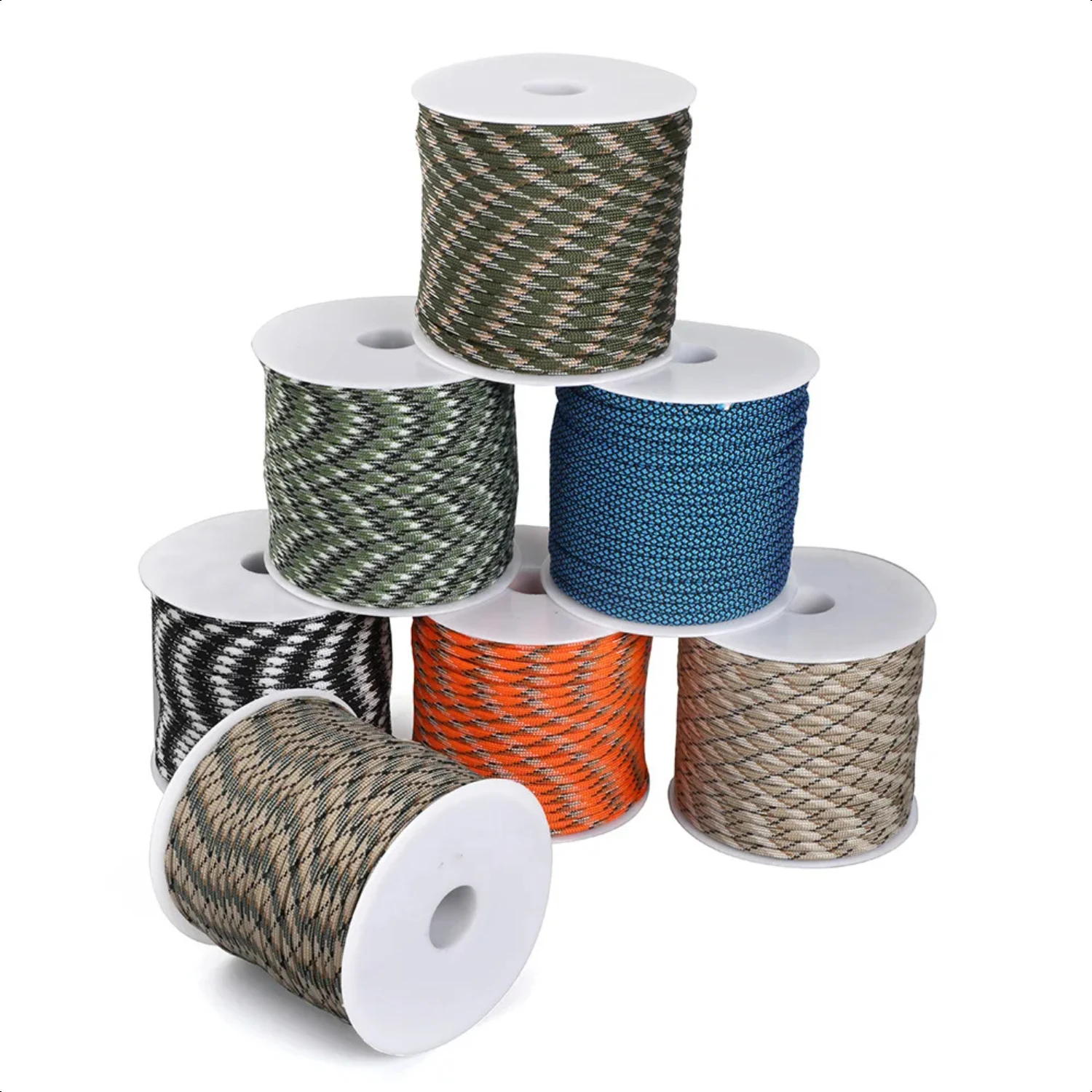 Premium High-Quality Extreme Condition Military Grade 7-Core Paracord Rope - 50M/100M Length for Survival, Camping, Tent, and Um
Premium High-Quality Extreme Condition Military Grade 7-Core Paracord Rope - 50M/100M Length for Survival, Camping, Tent, and Um