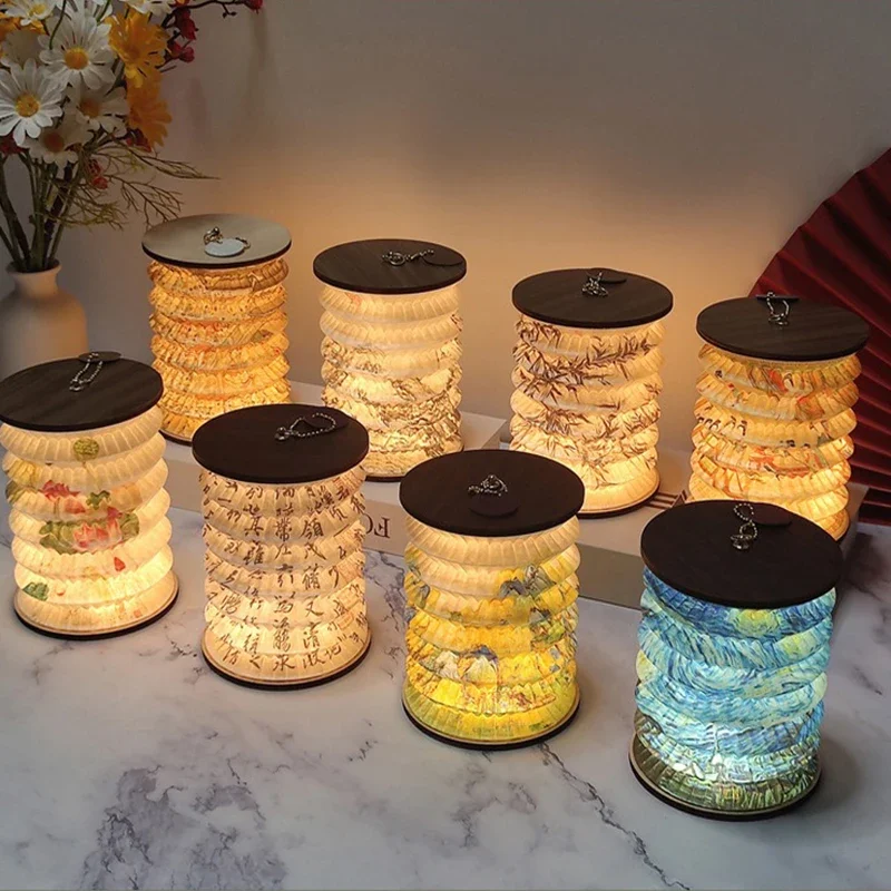 Creative Gif Cultural and Creative Gift Folding Small Lantern Mid Autumn Festival Spring Festival Atmosphere Small Night Lantern
Creative Gif Cultural and Creative Gift Folding Small Lantern Mid Autumn Festival Spring Festival Atmosphere Small Night Lantern