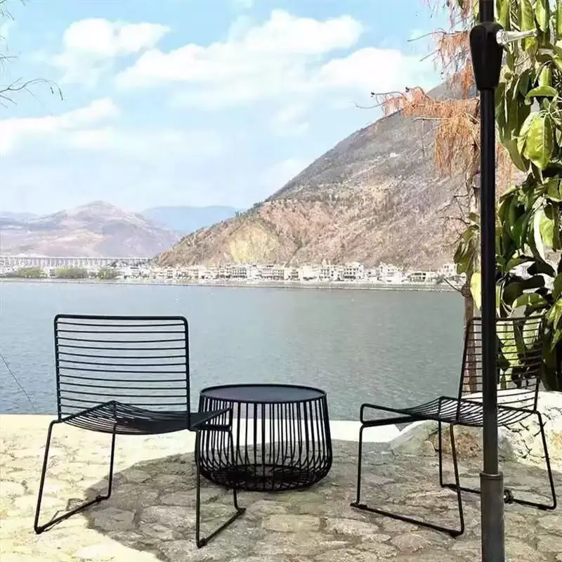 Balcony outdoor table and chair combination outdoor Internet celebrity small coffee table simple leisure courtyard terrace
Balcony outdoor table and chair combination outdoor Internet celebrity small coffee table simple leisure courtyard terrace