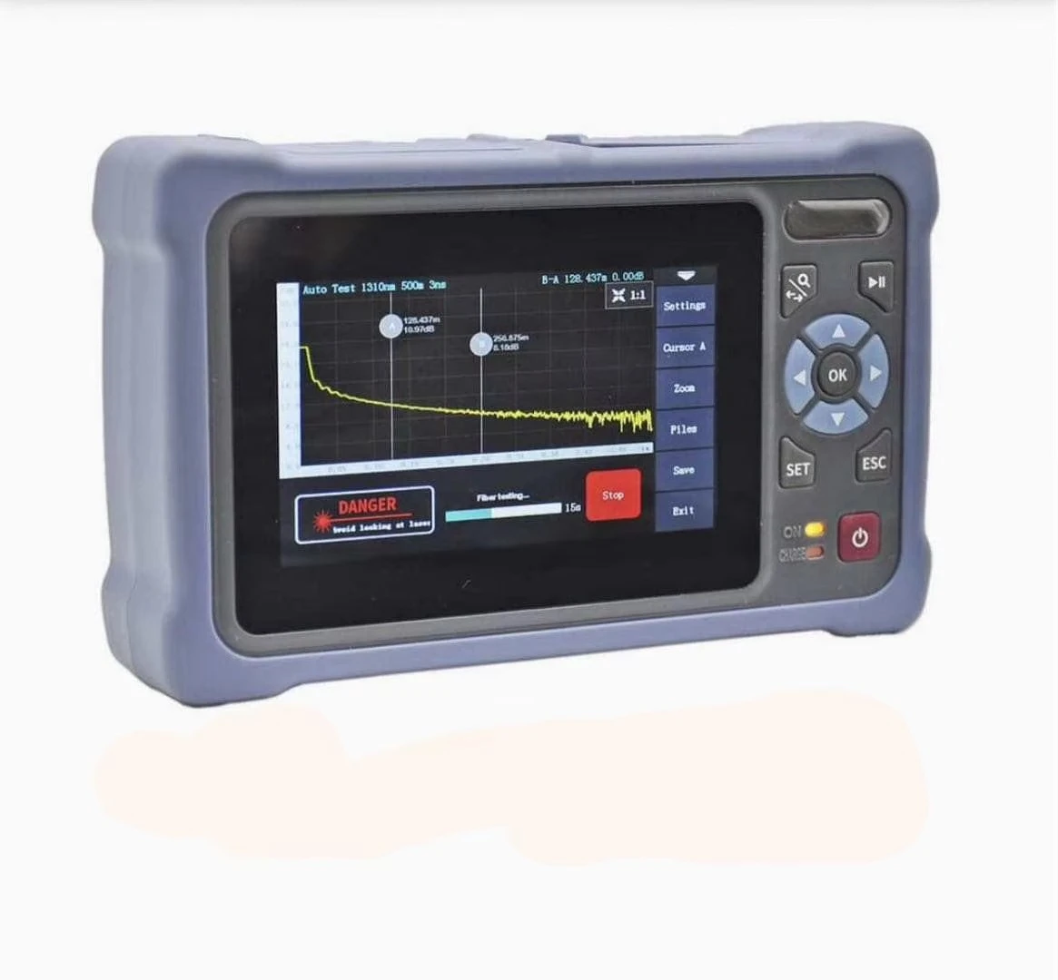 12-функциональное оборудование для тестера оптоволокна Otdr, живой тест, рефлектометр OTDR с VFL OLS OPM
12-функциональное оборудование для тестера оптоволокна Otdr, живой тест, рефлектометр OTDR с VFL OLS OPM