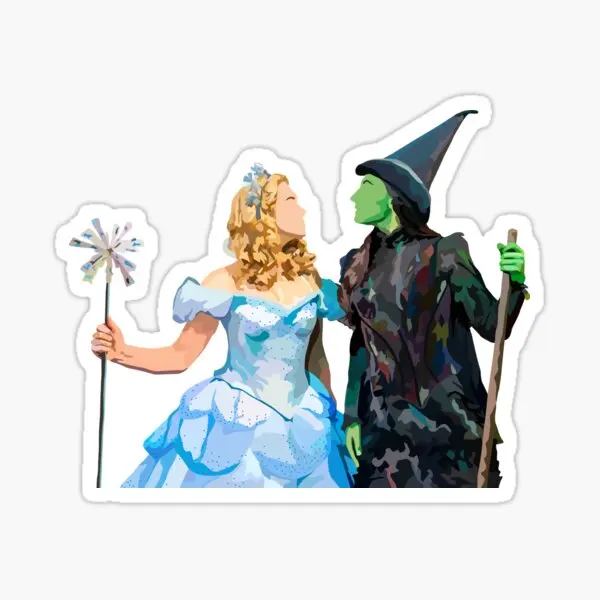 Elphaba And Glinda 5PCS Stickers for Bumper Laptop Decor Wall Funny Art Window Room Stickers Home Water Bottles Background
Elphaba And Glinda 5PCS Stickers for Bumper Laptop Decor Wall Funny Art Window Room Stickers Home Water Bottles Background