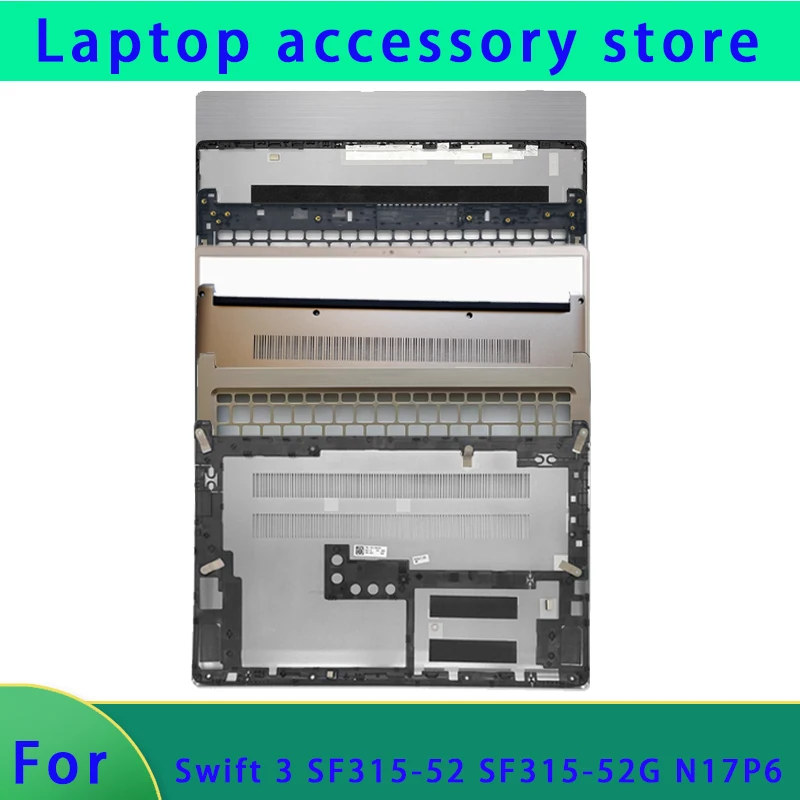 Original suitable for Swift 3 SF315-52 17P6 SF315-52G N laptop LCD back cover, screen back cover, top shell, palm rest shell
Original suitable for Swift 3 SF315-52 17P6 SF315-52G N laptop LCD back cover, screen back cover, top shell, palm rest shell
