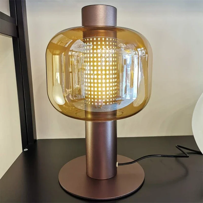 Modern Creativity Glass Table Lamps Nordic Living Room Deco Desk Lamp Studyroom Reading Light Bedroom Lamp LED Simple Desk Light
Modern Creativity Glass Table Lamps Nordic Living Room Deco Desk Lamp Studyroom Reading Light Bedroom Lamp LED Simple Desk Light