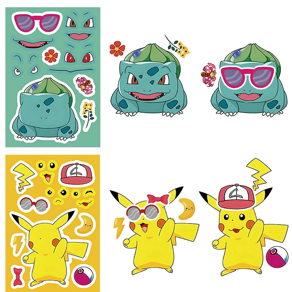8/16Sheets New Pokémon PsyduckPuzzle Make a Face Stickers Decal Assemble Jigsaw Children Boy Toy Gift Decoration Scrapbook
8/16Sheets New Pokémon PsyduckPuzzle Make a Face Stickers Decal Assemble Jigsaw Children Boy Toy Gift Decoration Scrapbook
