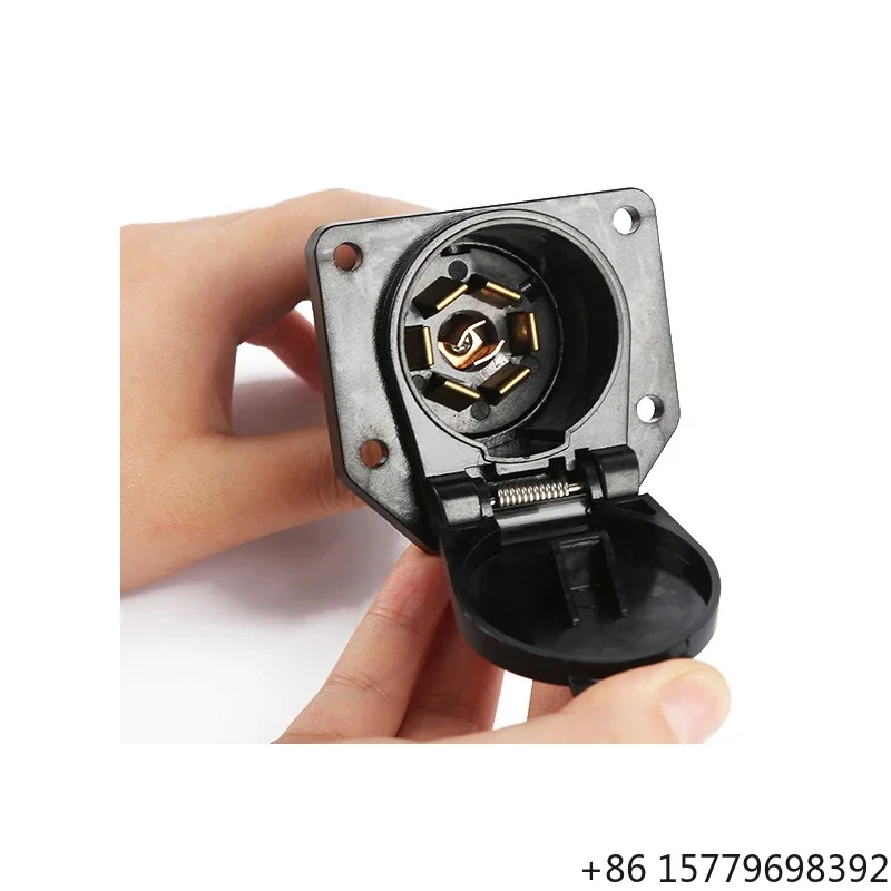 7 Pin Flat Blade Socket 12V Tow Bar 7-Way RV Blade Connector Truck Parts Interface
7 Pin Flat Blade Socket 12V Tow Bar 7-Way RV Blade Connector Truck Parts Interface
