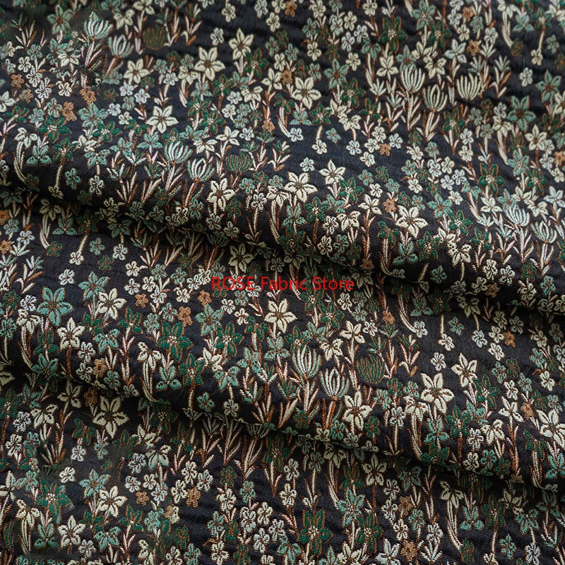 1 meter Classic Small Flower Yarn Dyed Jacquard Fabric Women's Spring Autumn Retro Dress Bag Decorative Sewing Fabric
1 meter Classic Small Flower Yarn Dyed Jacquard Fabric Women's Spring Autumn Retro Dress Bag Decorative Sewing Fabric