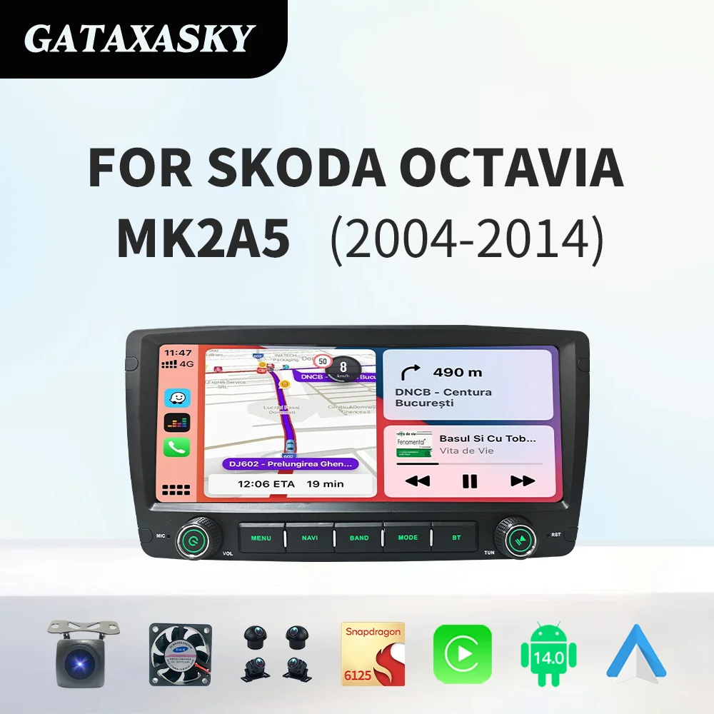 GATAXASKY 8,9 "встроенный автомобильный радиоприемник Android Auto, ДЛЯ SKODA OCTAVIA mk2a5 (2004-2014) GPS-навигация видеоплеер Carplay DSP
GATAXASKY 8,9 "встроенный автомобильный радиоприемник Android Auto, ДЛЯ SKODA OCTAVIA mk2a5 (2004-2014) GPS-навигация видеоплеер Carplay DSP
