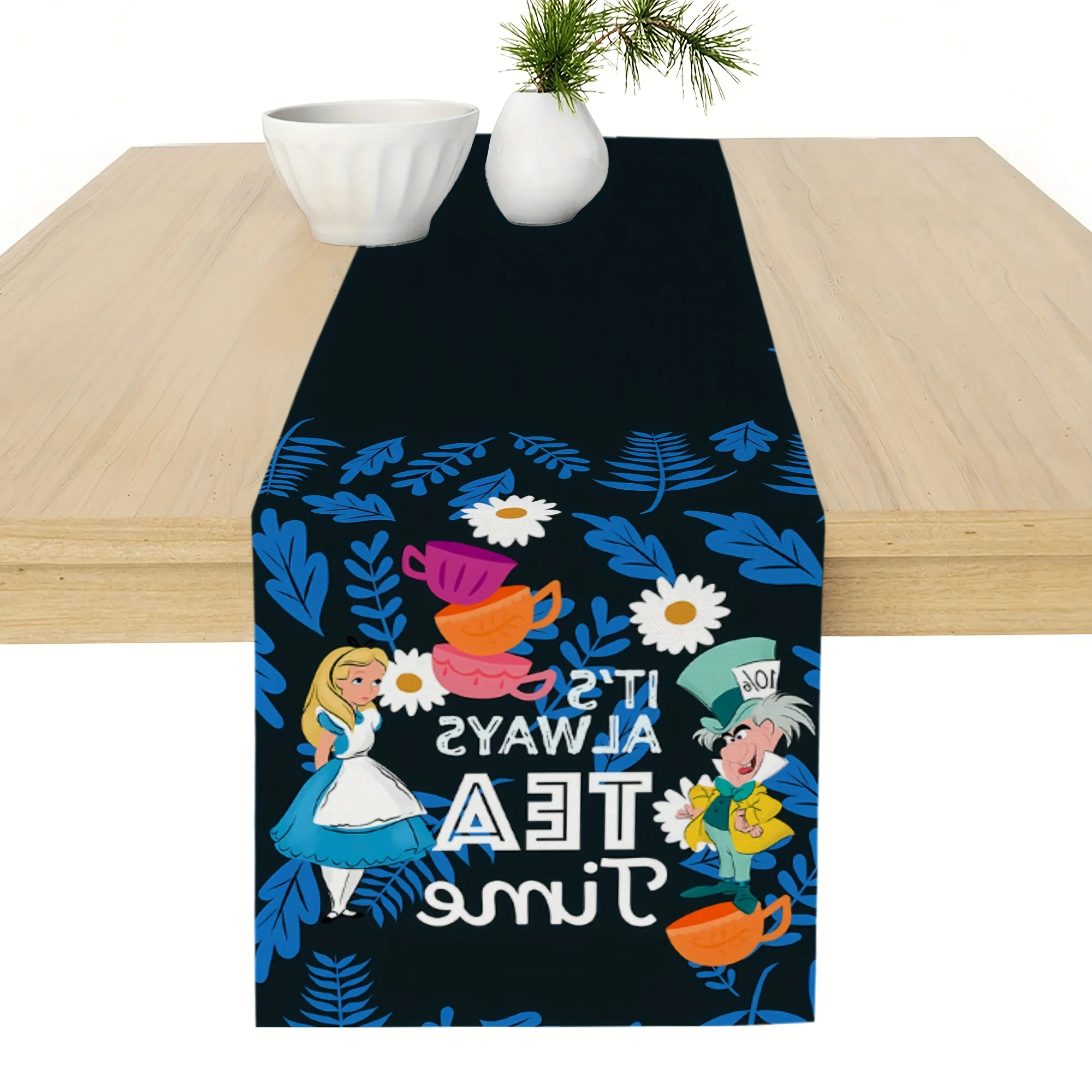 Цельная дорожка для стола «Алиса в стране чудес» Disney — идеально подходит для сезонного украшения кухни
Цельная дорожка для стола «Алиса в стране чудес» Disney — идеально подходит для сезонного украшения кухни