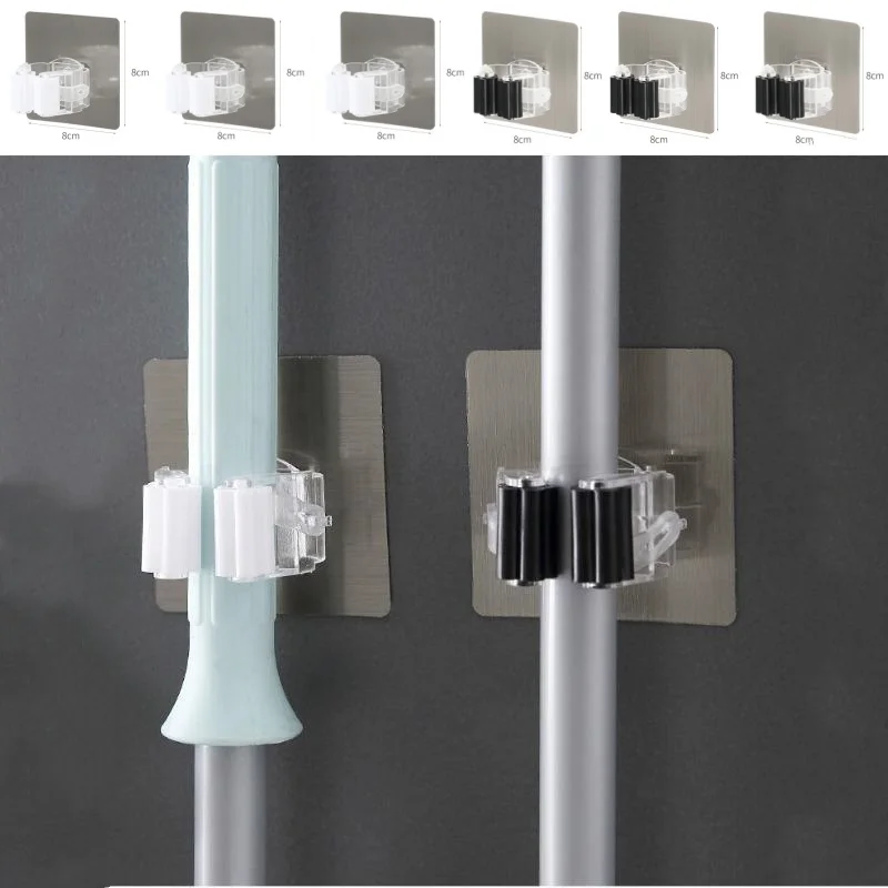Magic Stick Hooks bathroom non-marking mop hangers bathroom wall hanging non-marking nail-free mop clip card holder 1pcs
Magic Stick Hooks bathroom non-marking mop hangers bathroom wall hanging non-marking nail-free mop clip card holder 1pcs