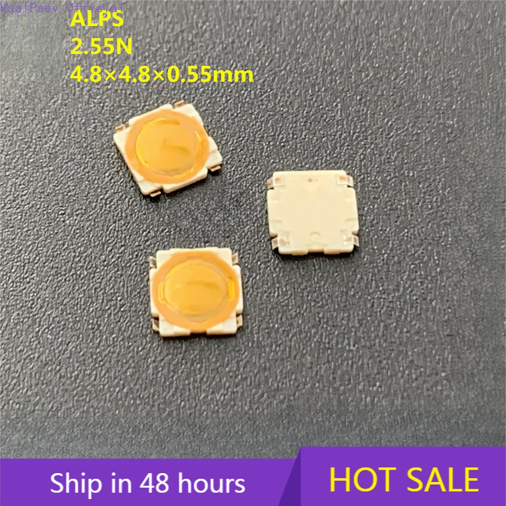 20pcs ALPS SKRBACE010 Light Contact Switch Non-illuminated 2.55 N 12 V 50 MA Solder 4.8*4.8*0.55
20pcs ALPS SKRBACE010 Light Contact Switch Non-illuminated 2.55 N 12 V 50 MA Solder 4.8*4.8*0.55