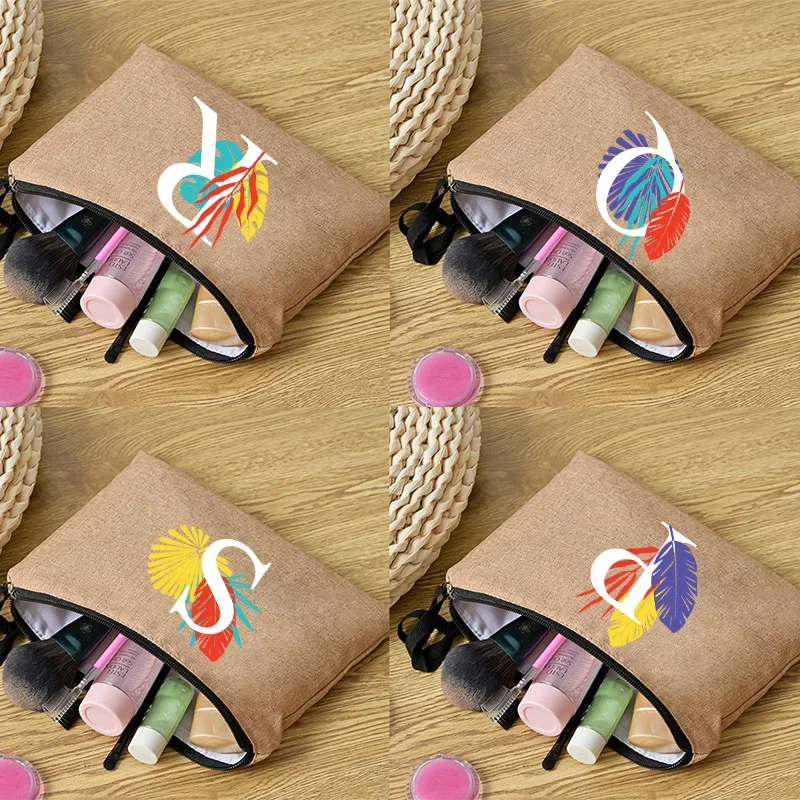 Girl Cosmetic Bag White Letter Pattern Classic Organizer Bag Wash Storage Pouch Wedding Party Bride Gifts Linen Zipper Pouch Bag
Girl Cosmetic Bag White Letter Pattern Classic Organizer Bag Wash Storage Pouch Wedding Party Bride Gifts Linen Zipper Pouch Bag