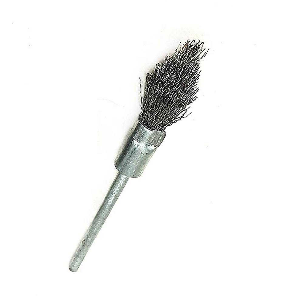 Wire Wheel Brush Rotary Wire Brush 6mm Handle Stainless Steel Polishing Grinding Metal Cleaning Rust Strip Pyramid Silver 
Wire Wheel Brush Rotary Wire Brush 6mm Handle Stainless Steel Polishing Grinding Metal Cleaning Rust Strip Pyramid Silver