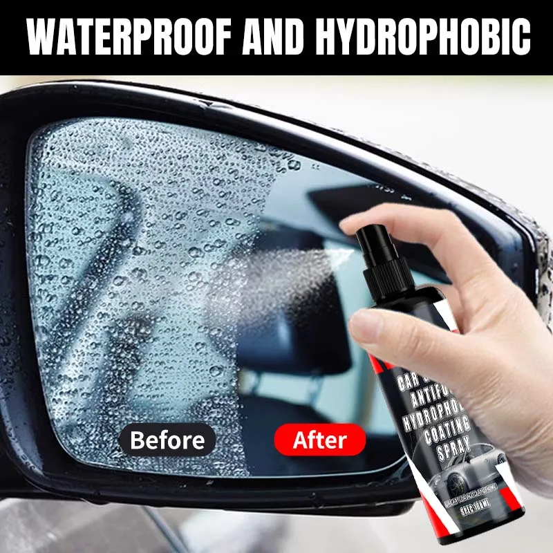 100 мл автомобильный противотуманный гидрофобный спрей — водонепроницаемое покрытие зеркала заднего вида, четкое видение в дождевом, тумане и снеге
100 мл автомобильный противотуманный гидрофобный спрей — водонепроницаемое покрытие зеркала заднего вида, четкое видение в дождевом, тумане и снеге