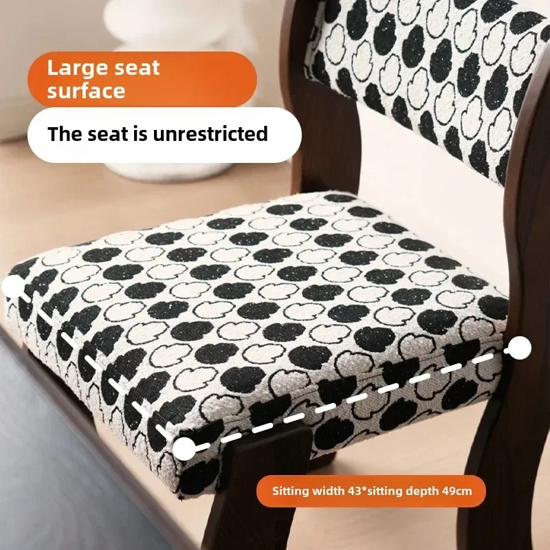 French Solid Wood Household Dining Chair Creative Design Soft Bag Backrest Medieval Wave Pattern Makeup Chair
French Solid Wood Household Dining Chair Creative Design Soft Bag Backrest Medieval Wave Pattern Makeup Chair