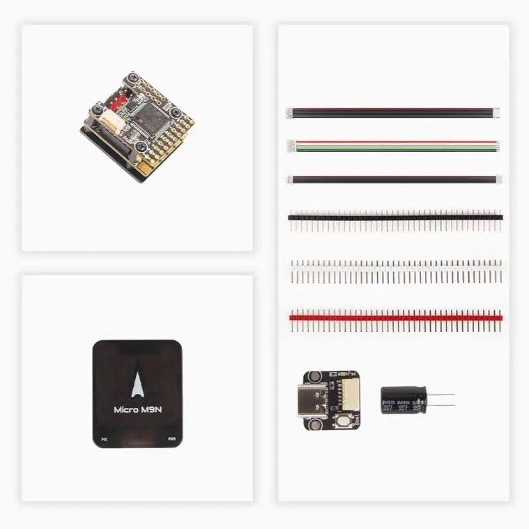 Мини-контроллер полета Holybro Kakute F405-Wing с фиксированным крылом, вертикальным взлетом и посадкой, GPS-набор Micro M9N
Мини-контроллер полета Holybro Kakute F405-Wing с фиксированным крылом, вертикальным взлетом и посадкой, GPS-набор Micro M9N