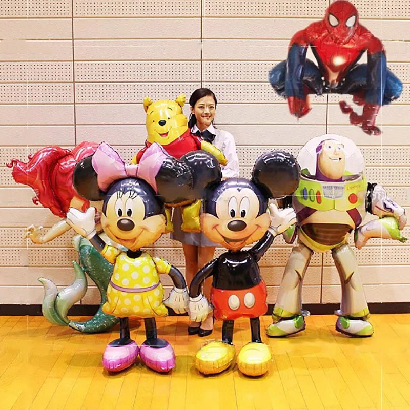 Big Standing Mickey Minnie Mouse Cartoon Balloon Mickey Theme Birthday Party Decoration Foil Balloon Baby Shower Children's Toy
Big Standing Mickey Minnie Mouse Cartoon Balloon Mickey Theme Birthday Party Decoration Foil Balloon Baby Shower Children's Toy