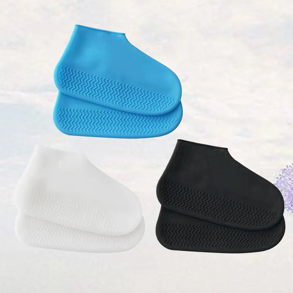 3 Pairs Waterproof Shoe Covers Anti Skid Overshoes for Adult Silicone Shoes Case Protective Sole Rain Snow Travel
3 Pairs Waterproof Shoe Covers Anti Skid Overshoes for Adult Silicone Shoes Case Protective Sole Rain Snow Travel