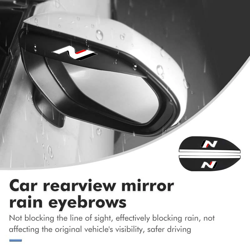 2PCS Car Rearview Mirror Rain Eyebrow Side Snow Sun Visor For Hyundai N Line i20 i30 Sonata Tucson Azera Elantra Veloster
2PCS Car Rearview Mirror Rain Eyebrow Side Snow Sun Visor For Hyundai N Line i20 i30 Sonata Tucson Azera Elantra Veloster