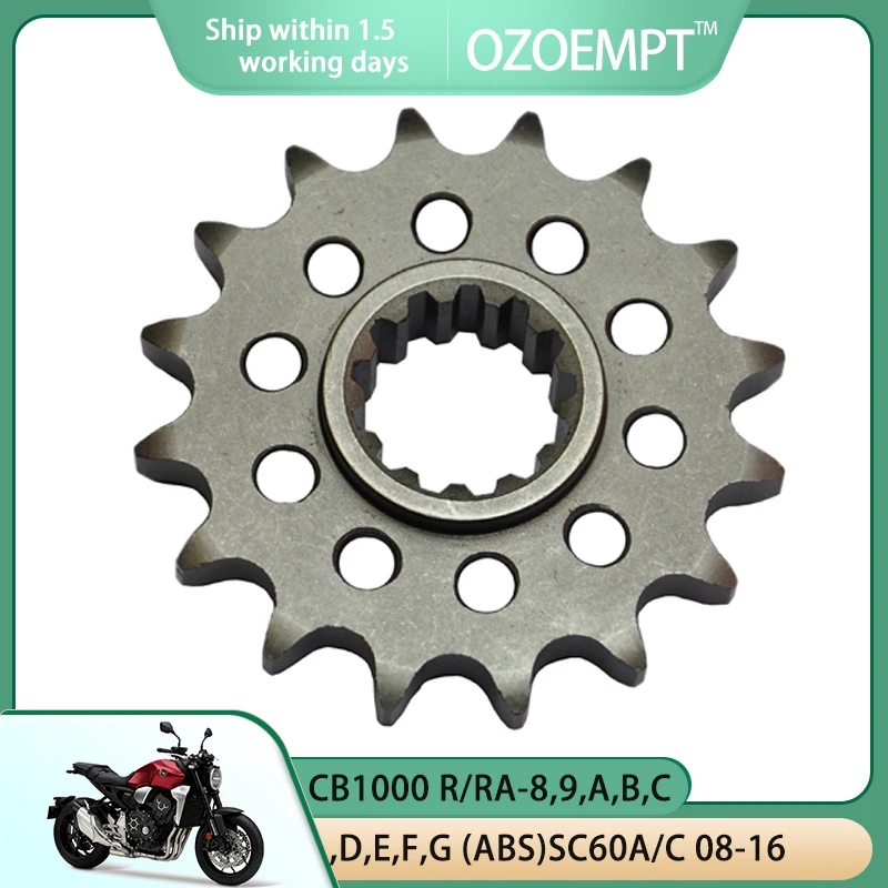 Передняя Звездочка мотоцикла OZOEMPT 530-16T, подходит для CB1000 R/RA-8,9,A,B,C,D,E,F,G (ABS)SC60A/C CBF1000 F/FA-6,7,8,9,ASC58 06-10
Передняя Звездочка мотоцикла OZOEMPT 530-16T, подходит для CB1000 R/RA-8,9,A,B,C,D,E,F,G (ABS)SC60A/C CBF1000 F/FA-6,7,8,9,ASC58 06-10